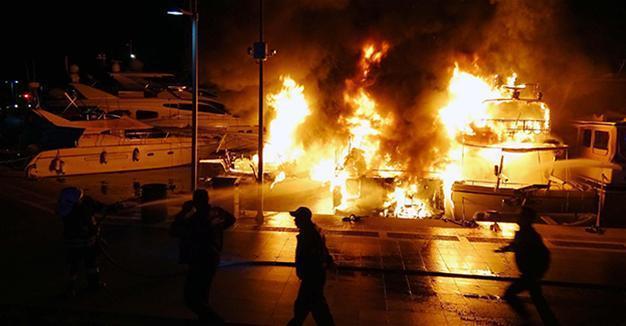 One person killed after marina caught fire in Turkey’s Marmaris