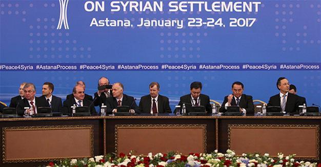 Talks on Syria off to rocky start in Astana