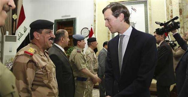 Trump’s son-in-law, Kushner, flies into Iraq with top US general