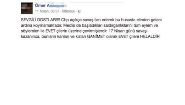 Istanbul municipality worker suspended after calling wives, daughters of naysayers ‘halal’ as ‘spoils of war’