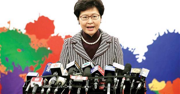 New China-backed leader of Hong Kong says no room for independence
