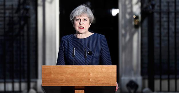 May calls for June 8 election before Brexit talks