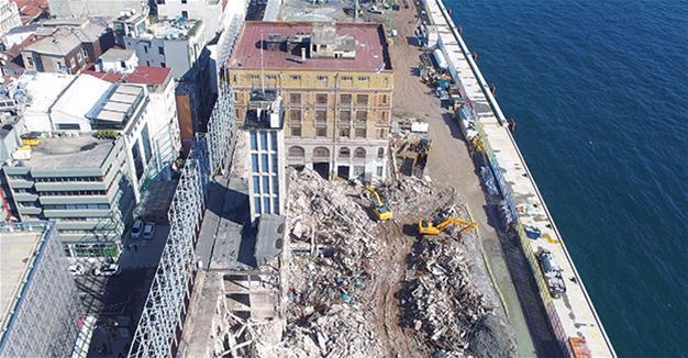 Municipality halts controversial construction at Istanbul’s Galataport