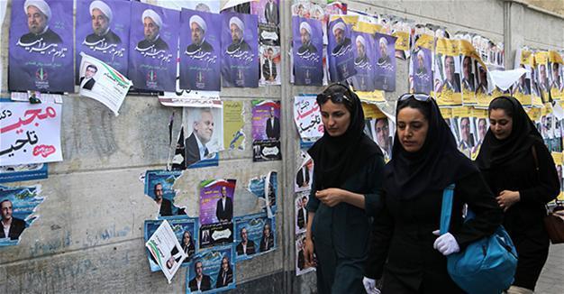 Huge turnout as Iranians deliver verdict on Rouhani