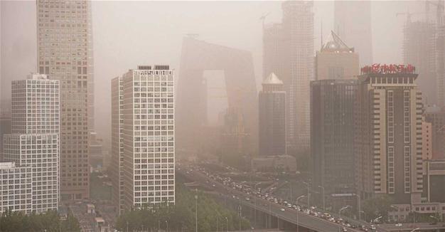 Dust storm blows across north China