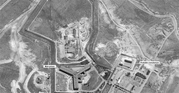 US says Syrians built crematorium at prison