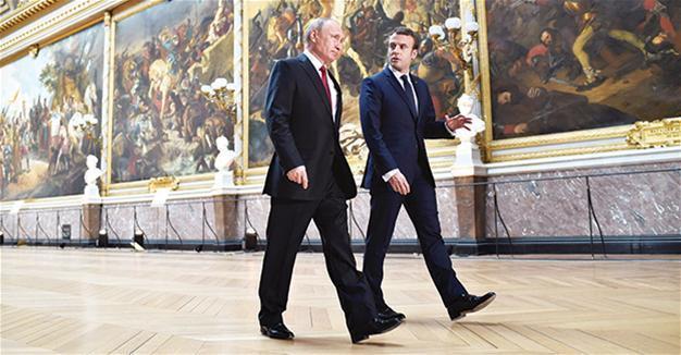 Macron, Putin hold ‘frank’ talks on Syria, Ukraine