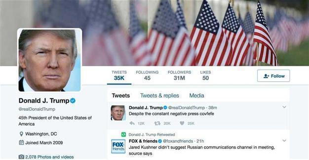 Trumps cryptic tweet trend on social media