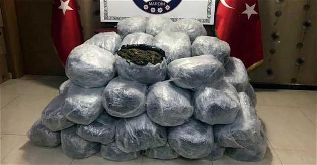 Security forces seize 320 kg of hashish in Turkey’s Mardin
