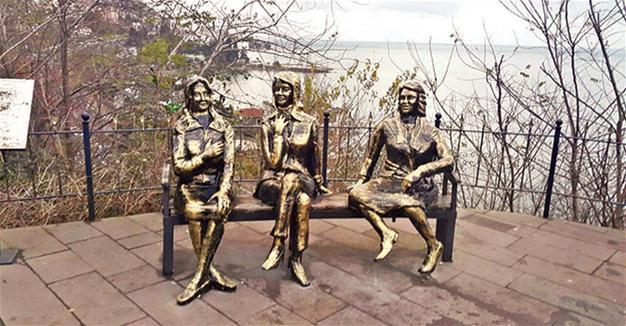 Statue of three female figures attacked for third time in Turkey’s Ordu