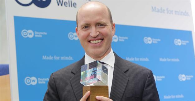 White House journalist Jeff Mason gets Freedom of Speech Award in Germany