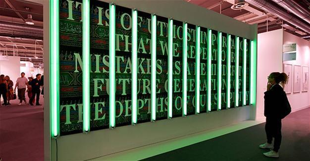Political turmoil finds artistic outlet at Basel fair