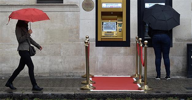 World’s first ATM machine turns to gold on 50th birthday