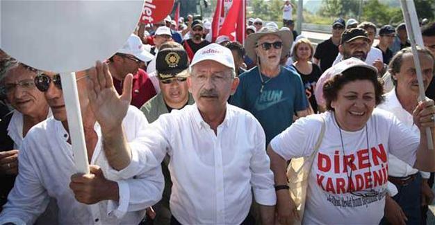 Main opposition CHP’s ‘justice march’ enters third week