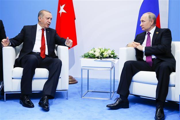 Erdoğan, Putin meet at G-20 summit in Hamburg