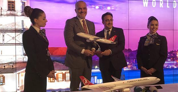 Turkish Airlines ‘strategically supporting’ Albania to establish its own national carrier: Company chair