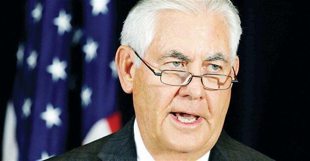 US Secretary of State Tillerson to receive top award at key energy summit in Istanbul
