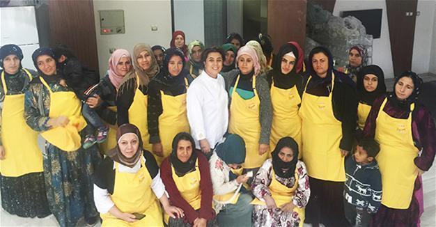 Female chef listed for top award with project to improve lives of Turkish, Syrian women