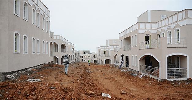 Construction reaches last stage in four districts of southeastern Turkish province
