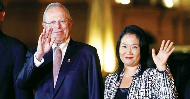 Peru’s jailed ex-leader Fujimori backs son as opposition splits