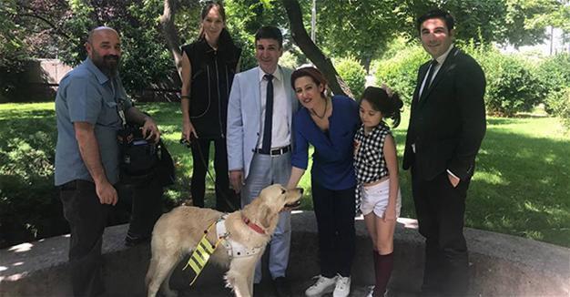 Turkey’s second guide dog Combis starts training in parliament