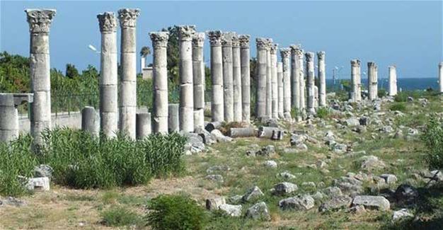 Ancient monumental grave under agricultural field in Mersin