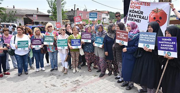 Locals stage protests against planned thermal plant in Istanbul’s Silivri