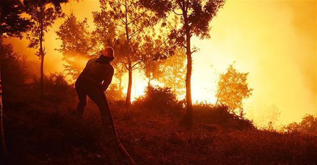 500 hectares of forest land reduced to ash, two villages evacuated on 2nd day of huge fire in Turkey’s west