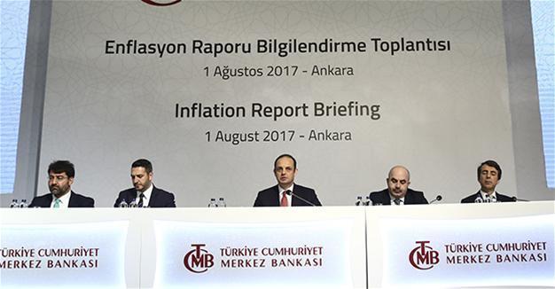 Turkish Central Bank raises 2017 inflation forecast to 8.7 pct