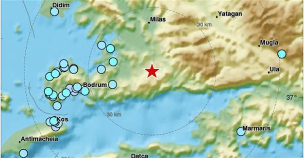 4.8-magnitude earthquake rocks Turkish resort Bodrum