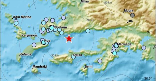 Two earthquakes with magnitudes over 4 shake Turkey’s Gökova Bay
