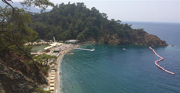 No spot to sunbathe for free in Turkey’s famous Fethiye