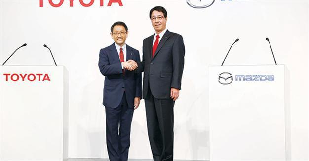 Toyota, Mazda announce tie-up over electric vehicles, US factory