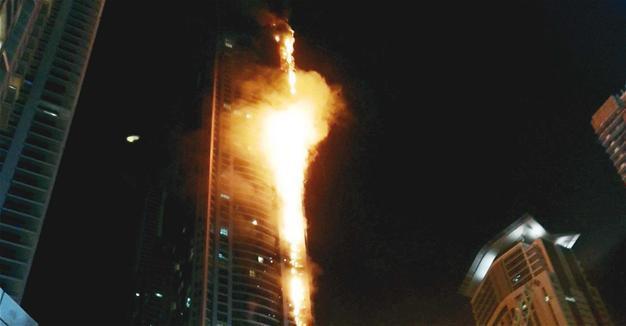 Blaze rips through ‘The Torch’ in Dubai