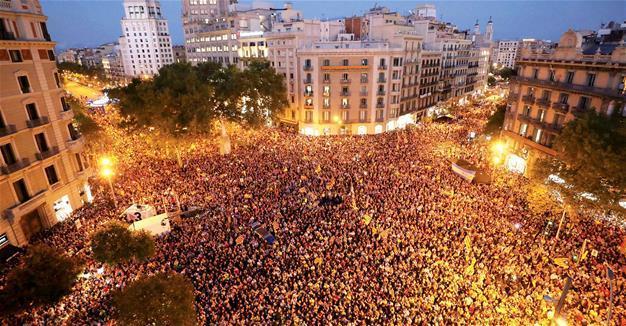 Catalonia on streets after Spain’s arrests