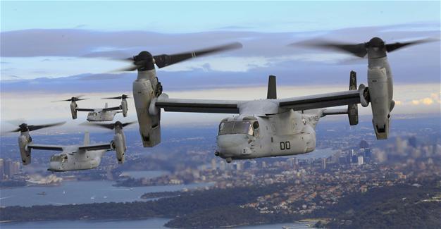 Australia sends navy ships, divers after aircraft crash, 3 U.S. Marines missing