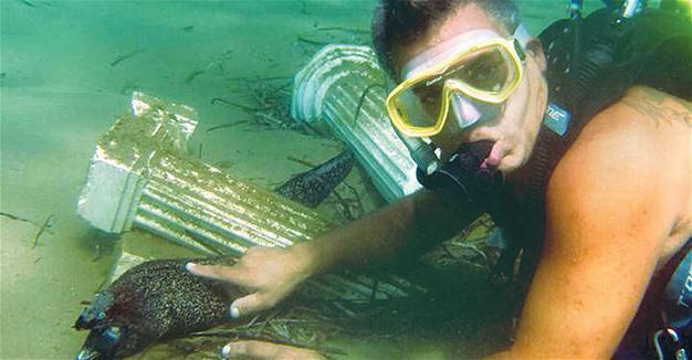 Underwater sculptures targeted by treasure hunters in İzmir