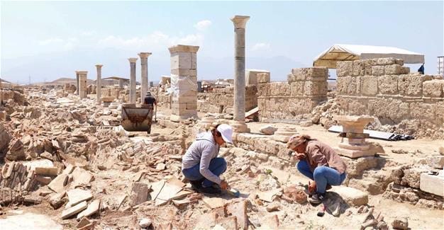 Ancient stadium in Denizli under restoration