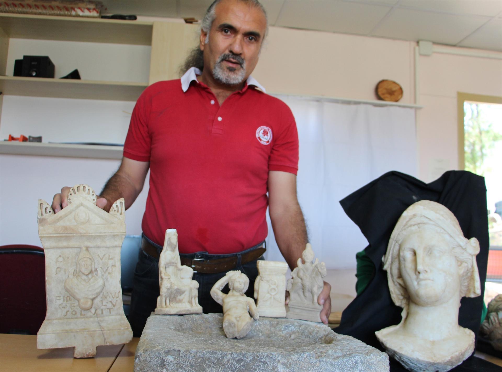 Sculptures found in Pisidia ancient city