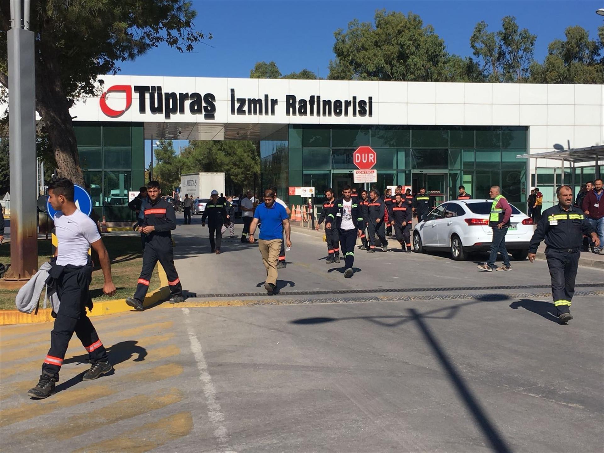 Seven people detained after explosion in oil refinery in western Turkey