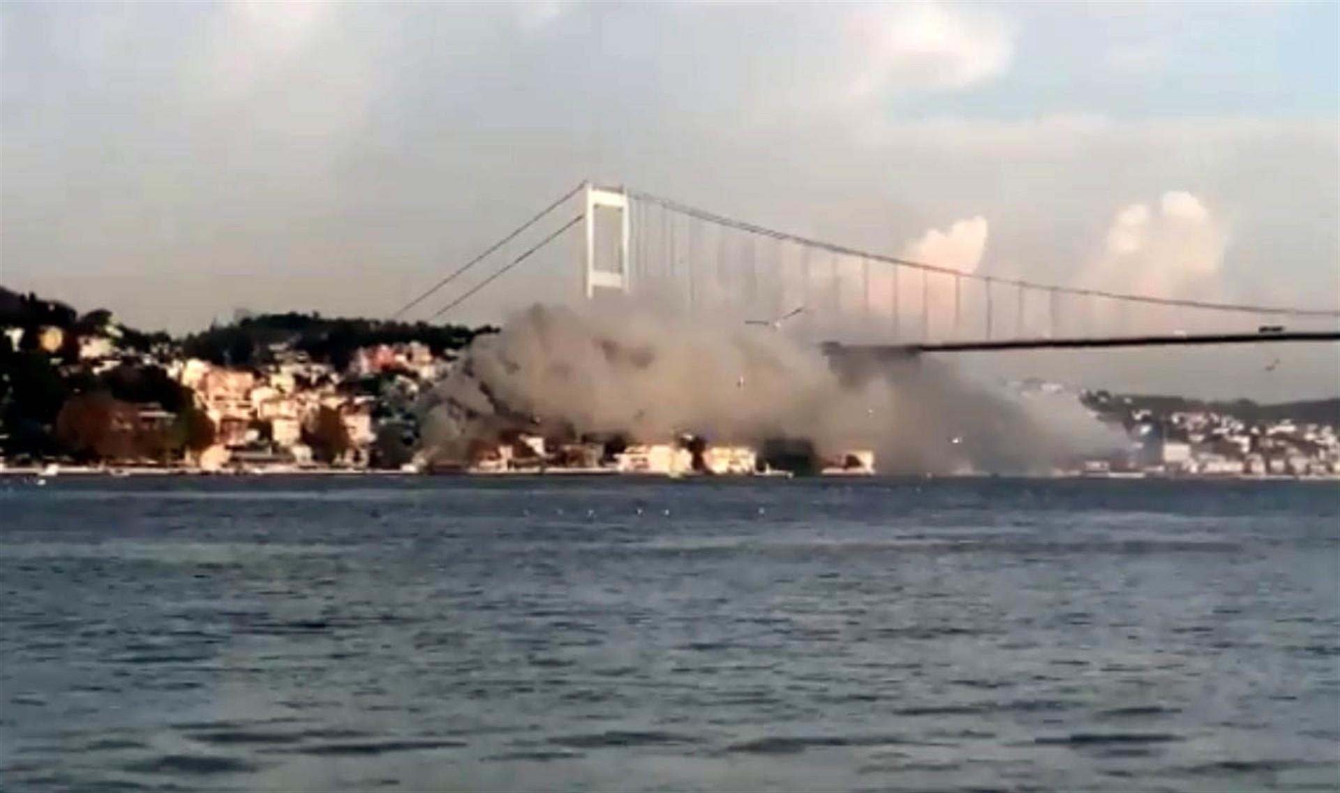 Fire erupts in restaurant in historic Rumeli Fortress in Istanbul
