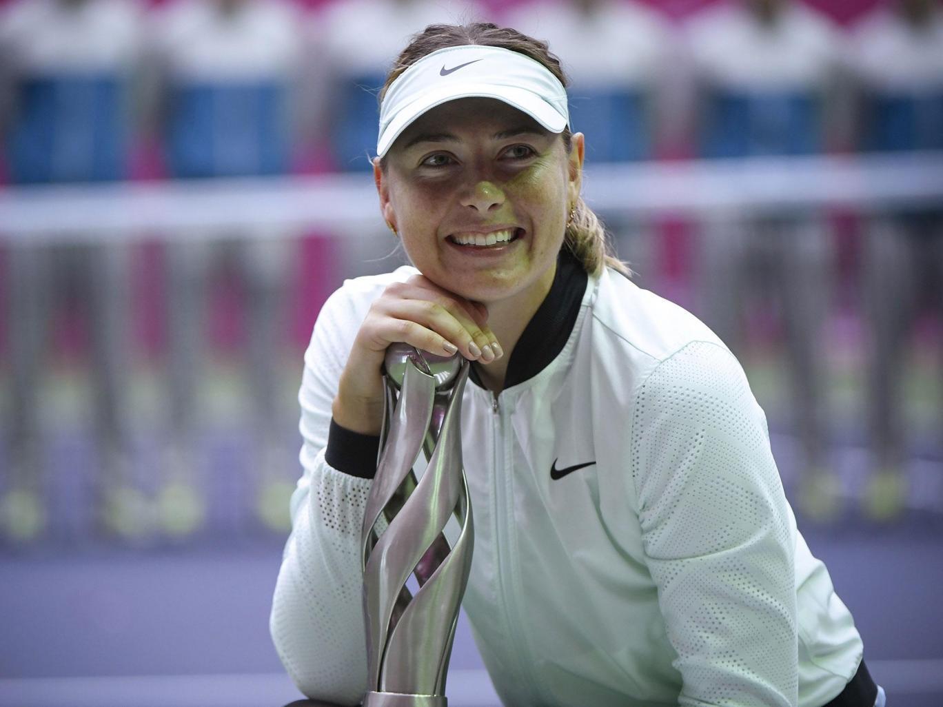 Sharapova wins first title since comeback
