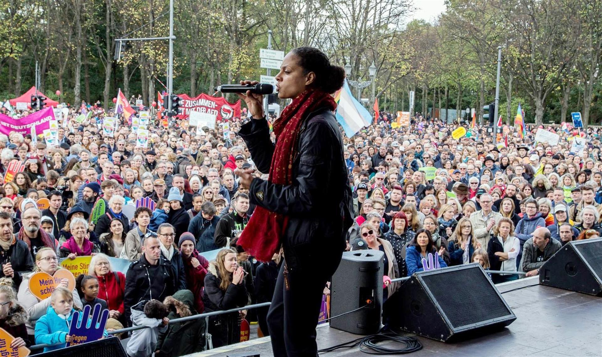 Thousands march to protest far-right AfD
