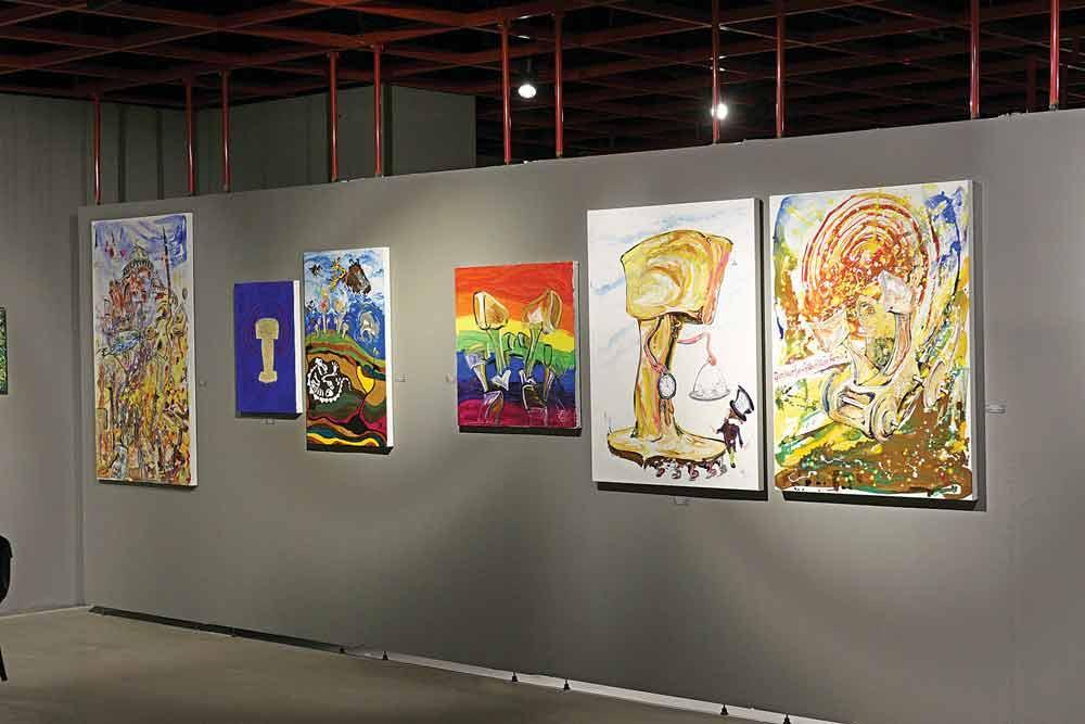 British artist displays Göbeklitepe paintings at a new exhibition