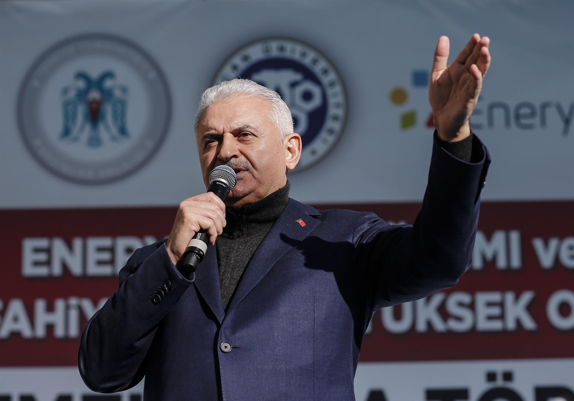 Turkish PM reiterates determined stance against terror