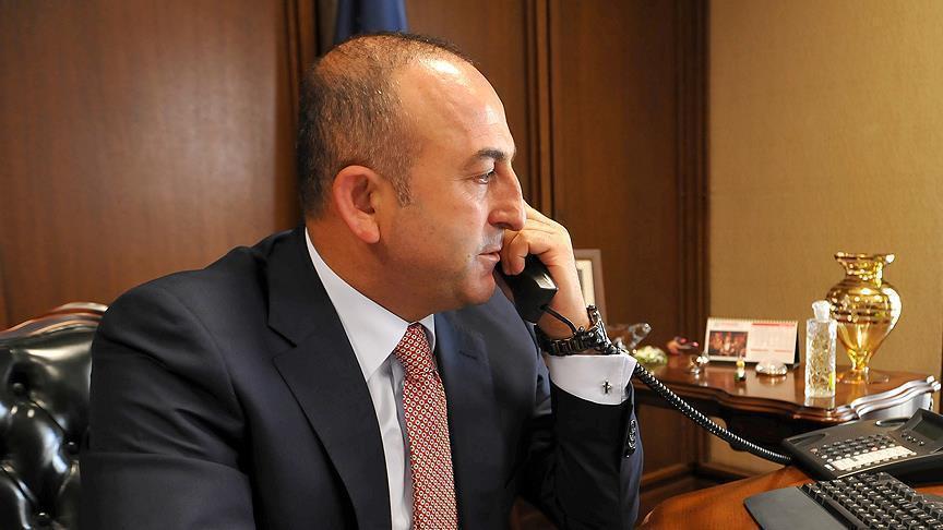 Turkish FM talks to US counterpart on the phone for second time in three days