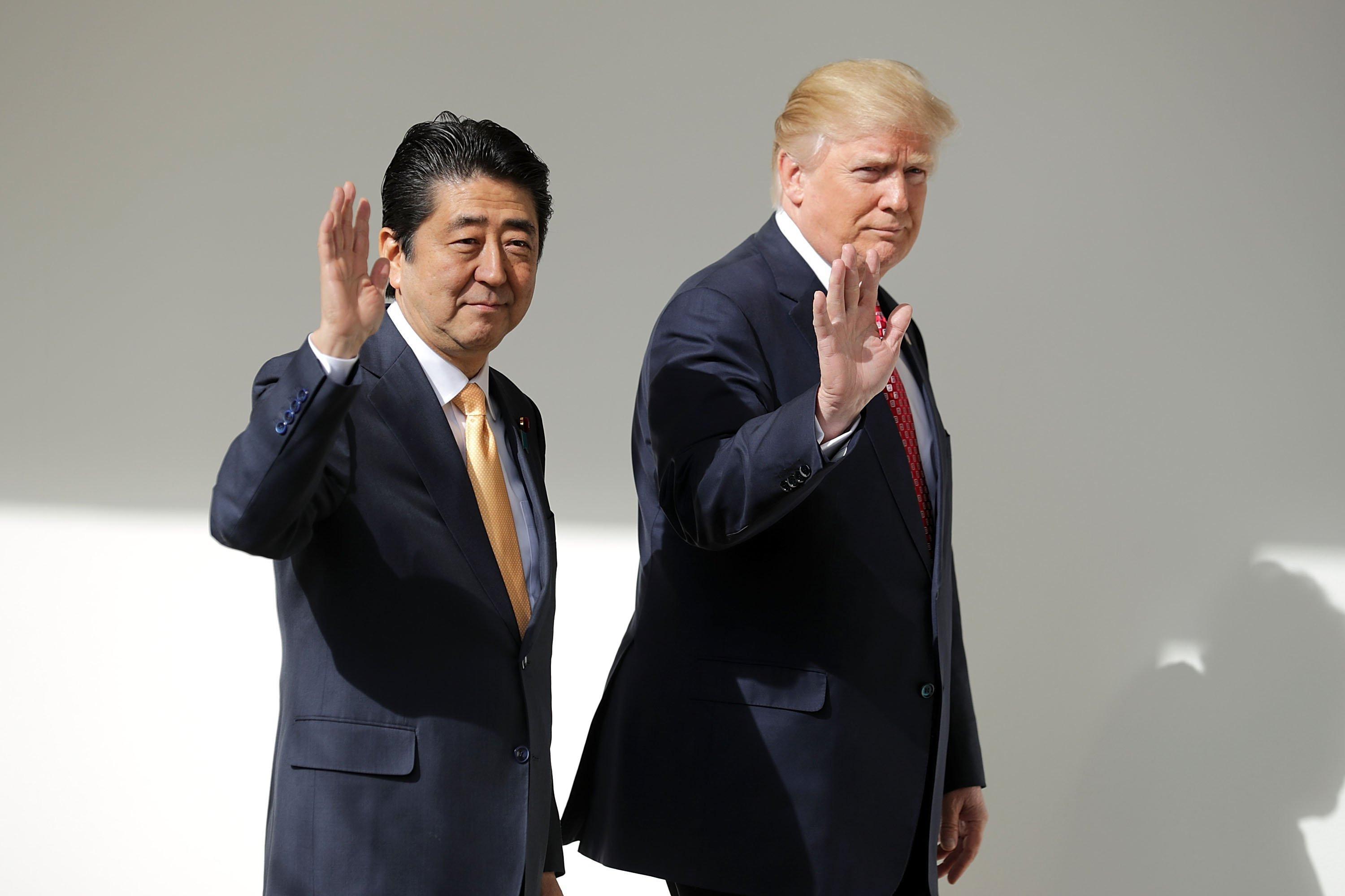 Trump stands with Japan, denounces North Korean aggression