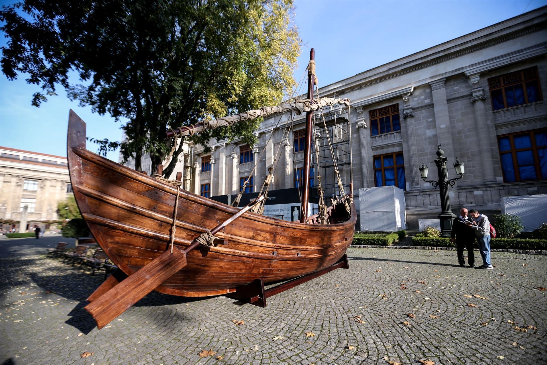 Sunken Bosphorus ship on display in Istanbul Museum
