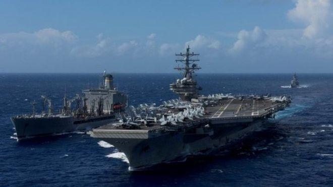 US Navy says aircraft with 11 aboard crashed into Pacific