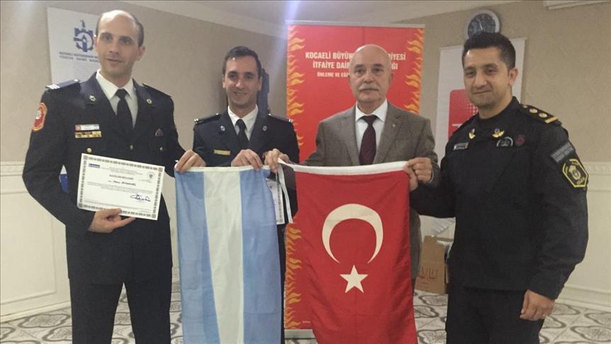 Turkey provides training to Argentinean firefighters